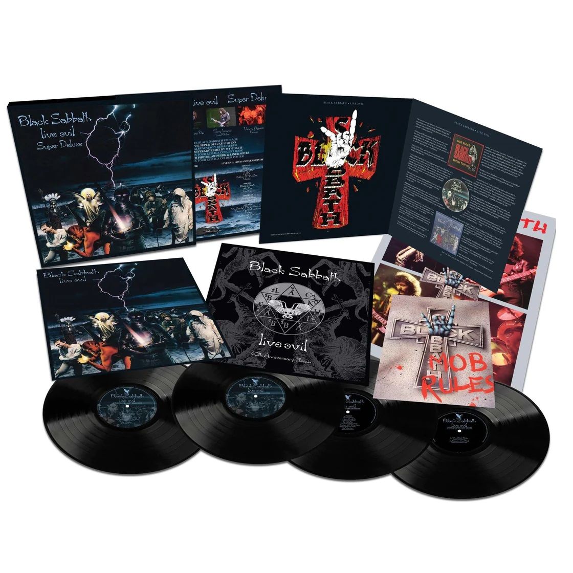 Black Sabbath - Live Evil (40th Anniversary Super Deluxe Ed. 4LP Box Set) - Vinyl - New