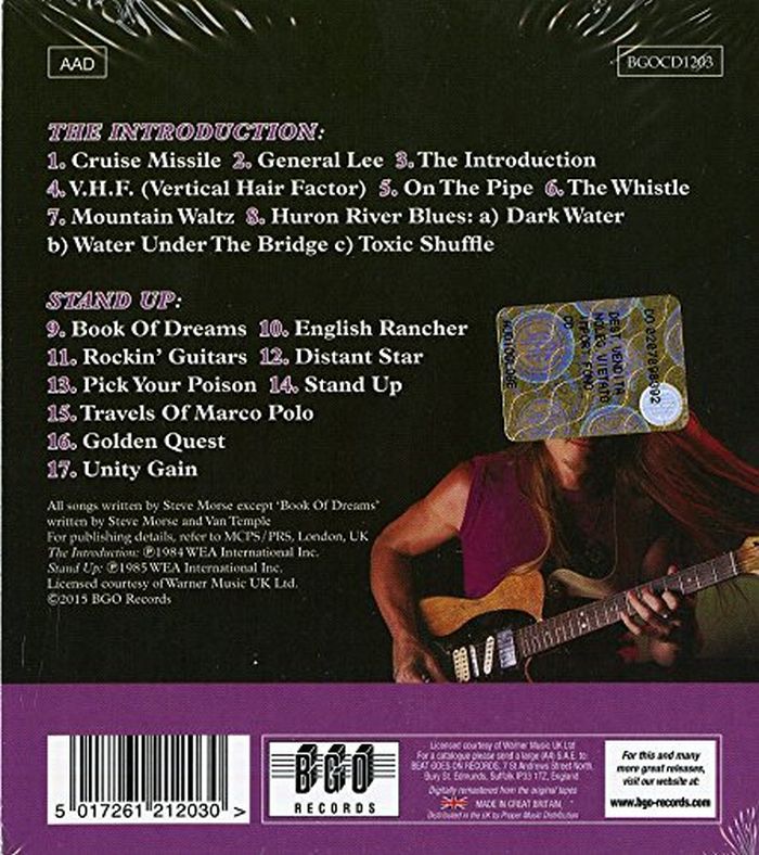 Morse, Steve Band - Introduction, The/Stand Up (2015 remastered reissue) - CD - New