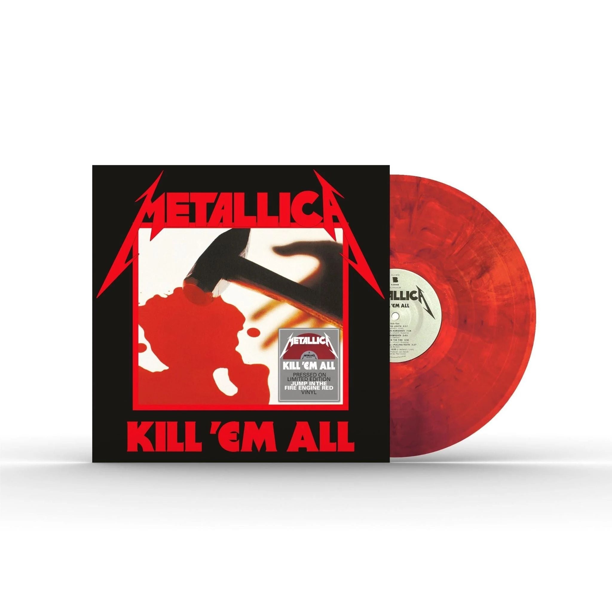 Metallica - Kill 'Em All (Ltd. Ed. Jump In The Fire Engine Red vinyl reissue) - Vinyl - New