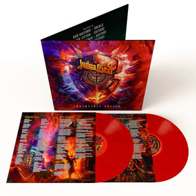 Judas Priest - Invincible Shield (Ltd. Ed. 2LP Indie Exclusive Red vinyl gatefold) - Vinyl - New
