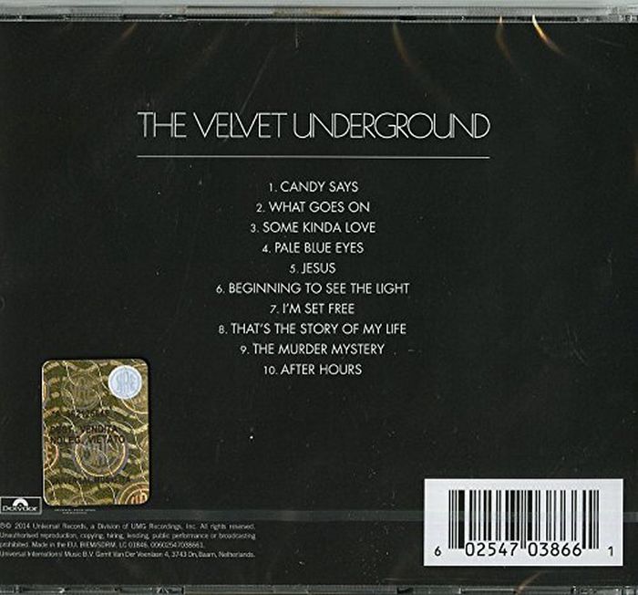 Velvet Underground - Velvet Underground, The (3rd Album) (Euro. 45th Anniversary remastered reissue) - CD - New