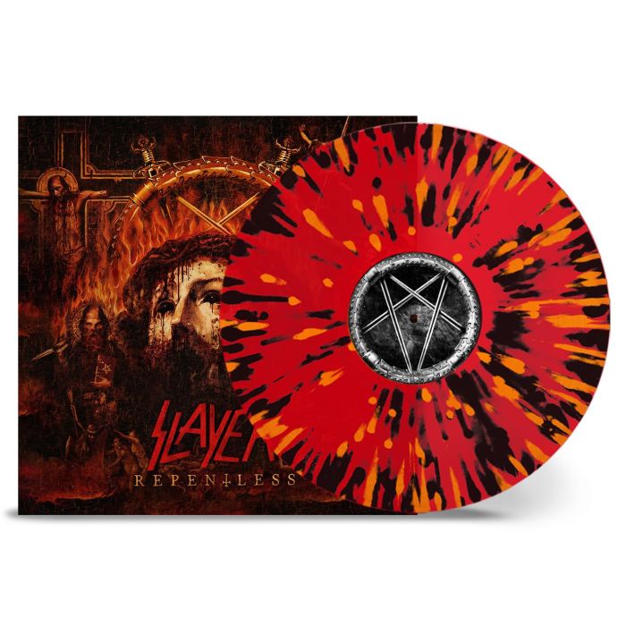Slayer - Repentless (2023 Transparent Red with Solid Orange/Black Splatter vinyl gatefold reissue) - Vinyl - New