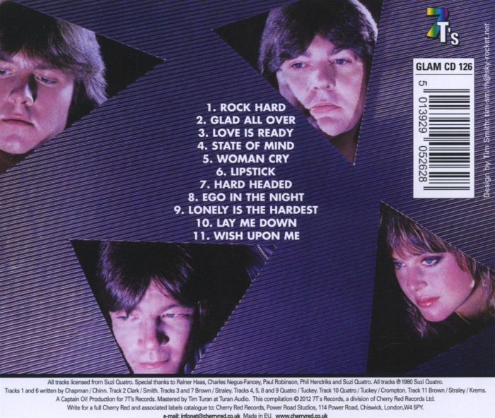 Quatro, Suzi - Rock Hard (2012 remastered reissue) - CD - New