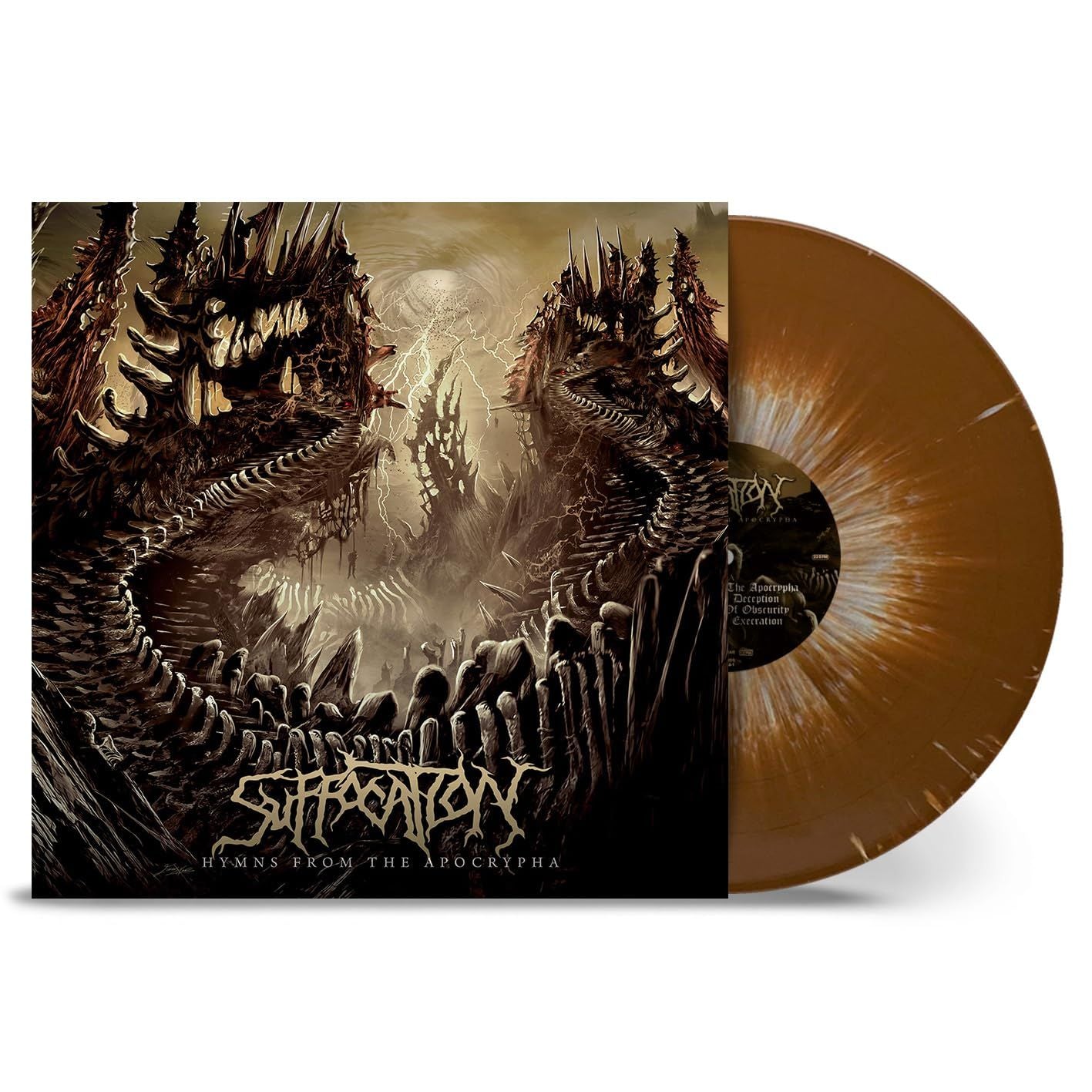Suffocation - Hymns From The Apocrypha (Brown with White Splatter vinyl) - Vinyl - New