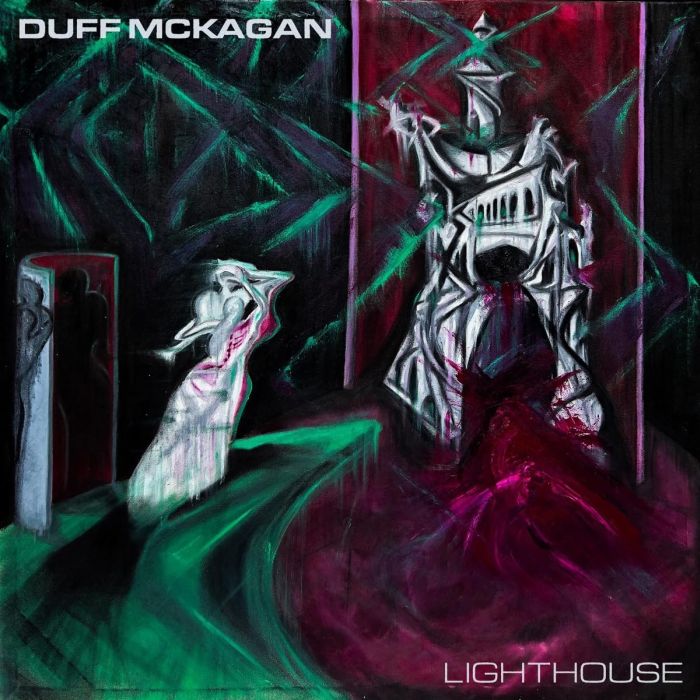 McKagan, Duff - Lighthouse (Ltd. Deluxe Ed. Silver & Black Marble vinyl with 12 page booklet, 3 lithographs, guitar pick & sticker) - Vinyl - New