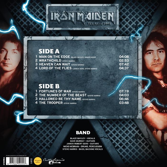 Iron Maiden - Tel Aviv 1995: Live Radio Broadcast (180g) - Vinyl - New