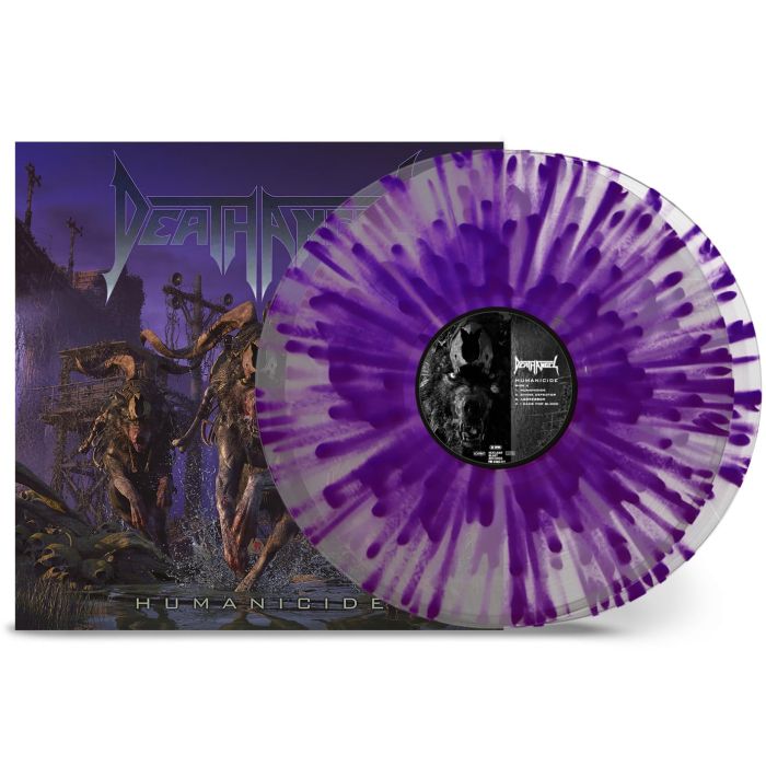 Death Angel - Humanicide (Ltd. Ed. 2023 2LP Clear with Purple Splatter vinyl gatefold reissue) - Vinyl - New