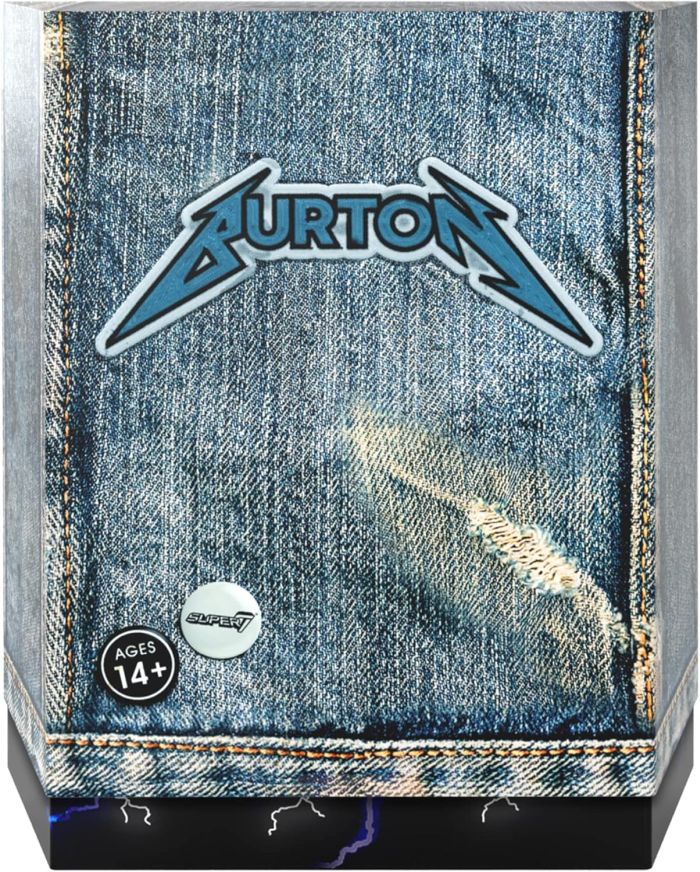 Metallica - Cliff Burton (Wave 1) ULTIMATES! 7 inch Super7 ReAction Figure