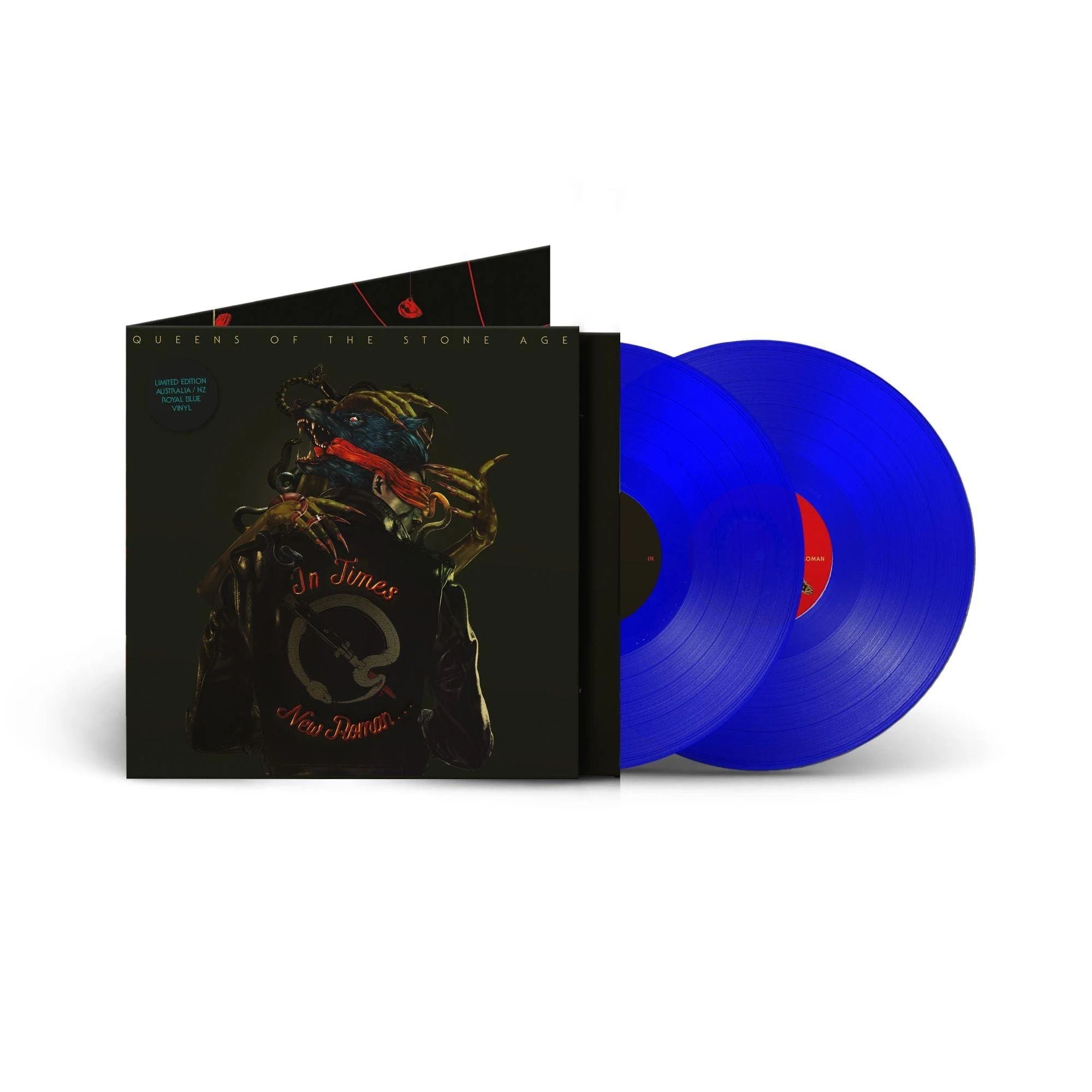 Queens Of The Stone Age - In Times New Roman? (Limited Tour Edition Australia/NZ Exclusive Royal Blue Vinyl) - Vinyl - New