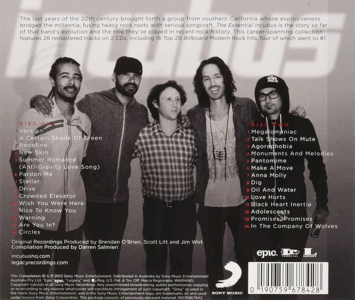 Incubus - Essential Incubus, The (2019 2CD reissue) - CD - New