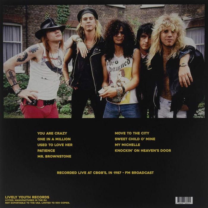 Guns N Roses - Acoustic At CBGB's, 1987 FM Broadcast - Vinyl - New