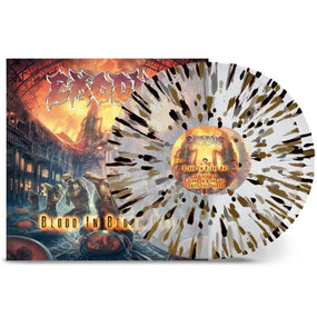 Exodus - Blood In Blood Out (Ltd. Ed. 2024 2LP Clear with Gold & Black Splatter vinyl gatefold reissue) - Vinyl - New