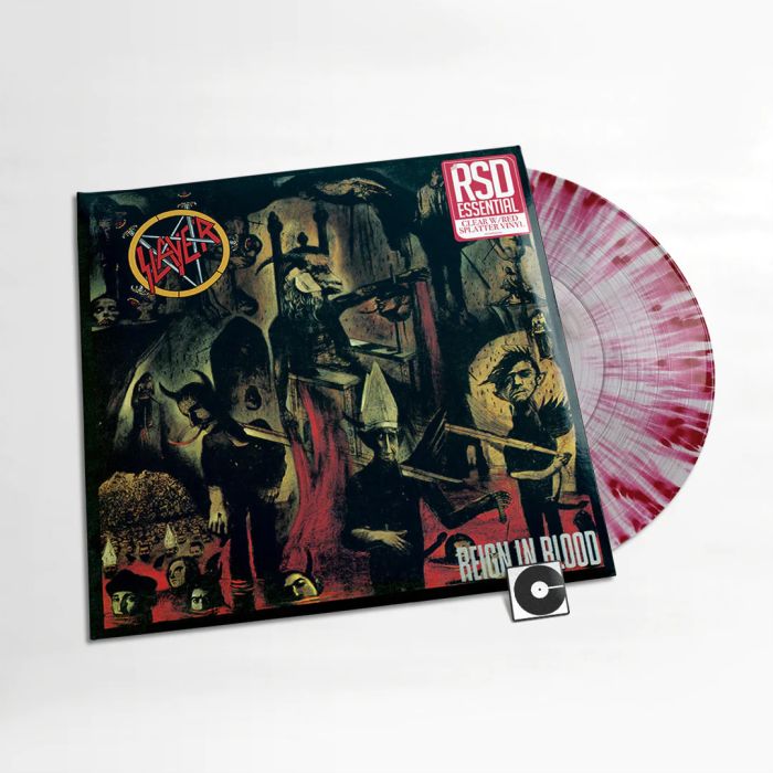 Slayer - Reign In Blood (2024 RSD Essential Clear with Red Splatter vinyl reissue) - Vinyl - New
