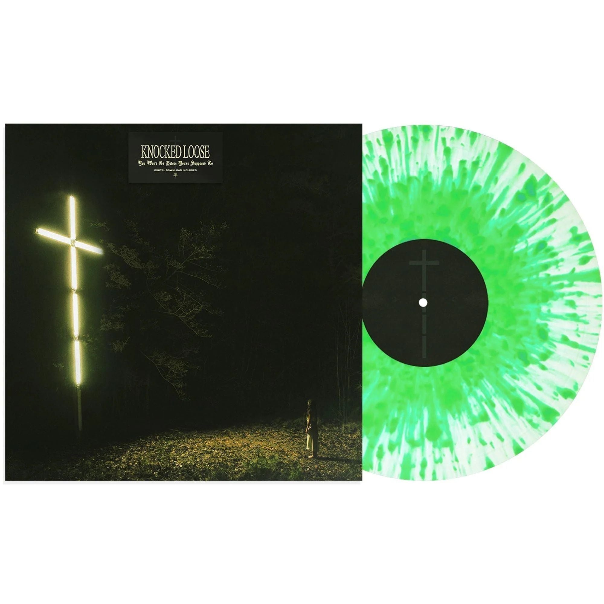 Knocked Loose - You Won't Go Before You're Supposed To (Clear with Mint Splatter vinyl gatefold with download) - Vinyl - New