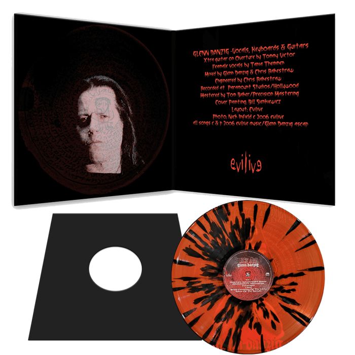 Danzig, Glenn - Black Aria II (Ltd. Ed. 2023 Black/Orange Starburst vinyl gatefold reissue) - Vinyl - New
