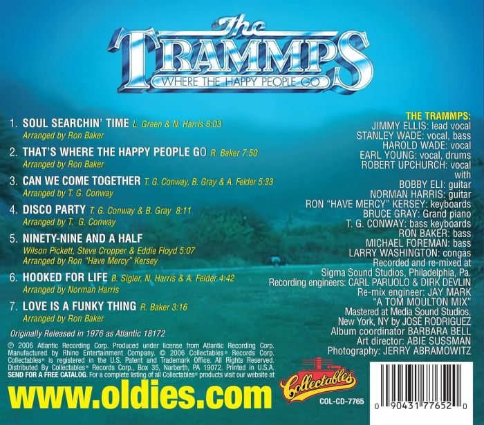 Trammps - Where The Happy People Go - CD - New