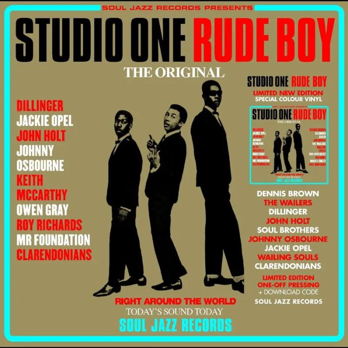 Various Artists - Studio One Rude Boy: The Original (2LP Red & Cyan vinyl with download code) (2024 RSD LTD ED) - Vinyl - New