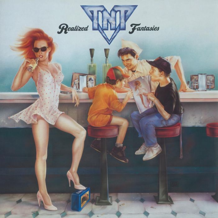 TNT - Realized Fantasies (Ltd. Ed. 2024 180g Crystal Clear & Turquoise Marbled vinyl reissue - numbered ed. of 750) - Vinyl - New