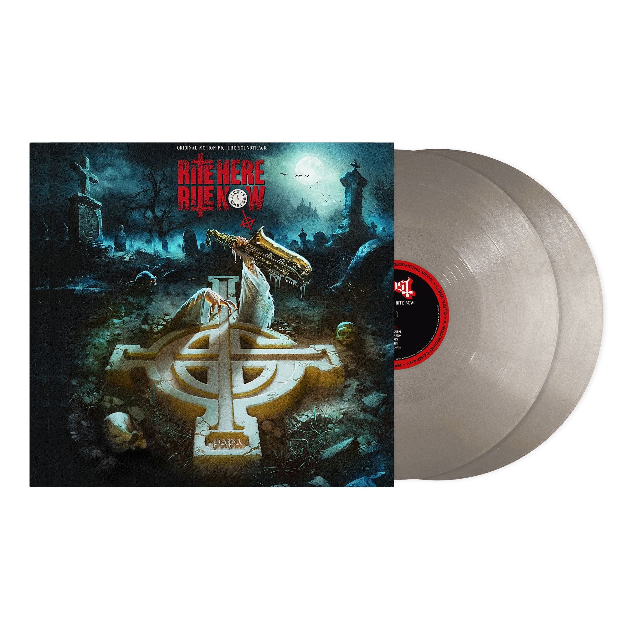 Ghost - Rite Here Rite Now (Ltd. Ed. Utopia Exclusive 2LP Opaque Silver vinyl with poster) - Vinyl - New