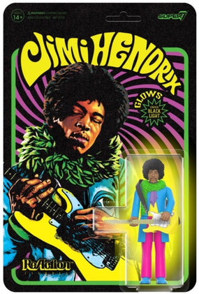 Hendrix, Jimi - Black Light (Are You Experienced) 3.75 inch Super7 ReAction Figure