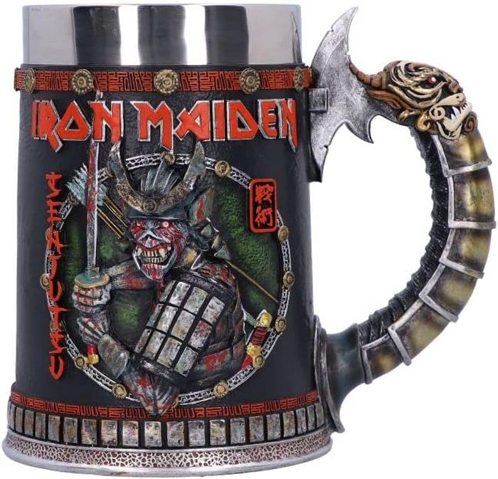 Iron Maiden - Tankard Senjutsu - Pint (560ml) 14.5cm high quality resin cast w. removable stainless steel insert