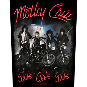 Motley Crue - Girls, Girls, Girls - Sew-On Back Patch (295mm x 265mm x 355mm)