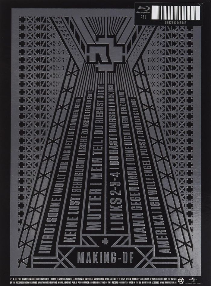 Rammstein - Paris (RA/B/C) - Blu-Ray - Music