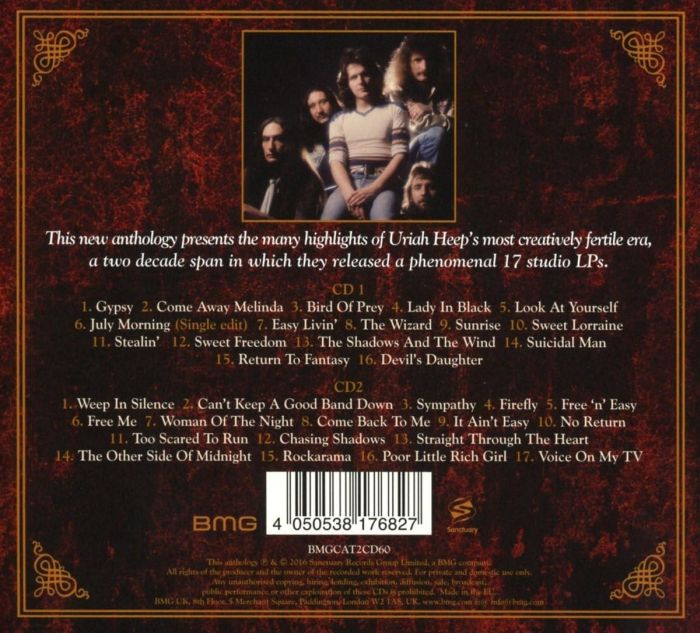 Uriah Heep - Your Turn To Remember: The Definitive Anthology 1970-1990 (2CD) - CD - New