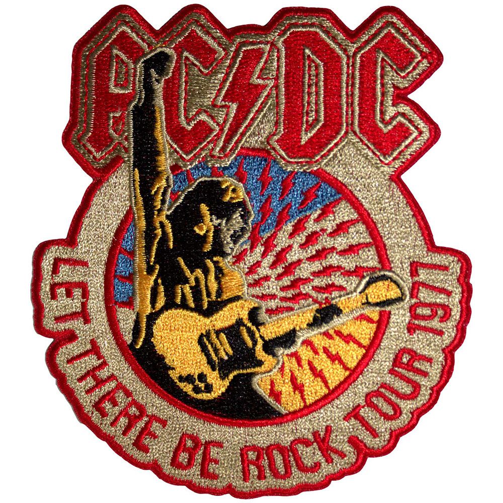 ACDC - Let There Be Rock 1977 Tour (90mm x 105mm) Sew-On Patch