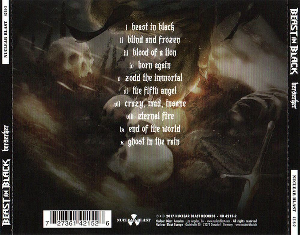 Beast In Black - Berserker (Euro.) - CD - New