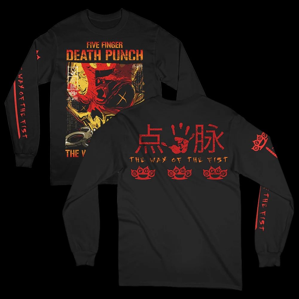 Five Finger Death Punch - Way Of The Fist Anniversary Long Sleeve Black Shirt