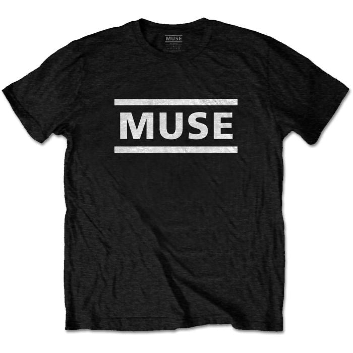 Muse - White Logo Black Shirt