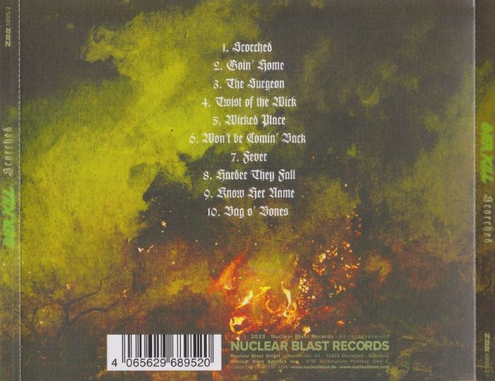 Overkill - Scorched (U.S.) - CD - New