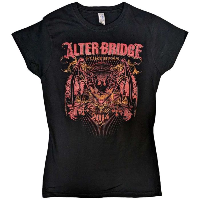 Alter Bridge - Fortress 2014 Womens Black Shirt