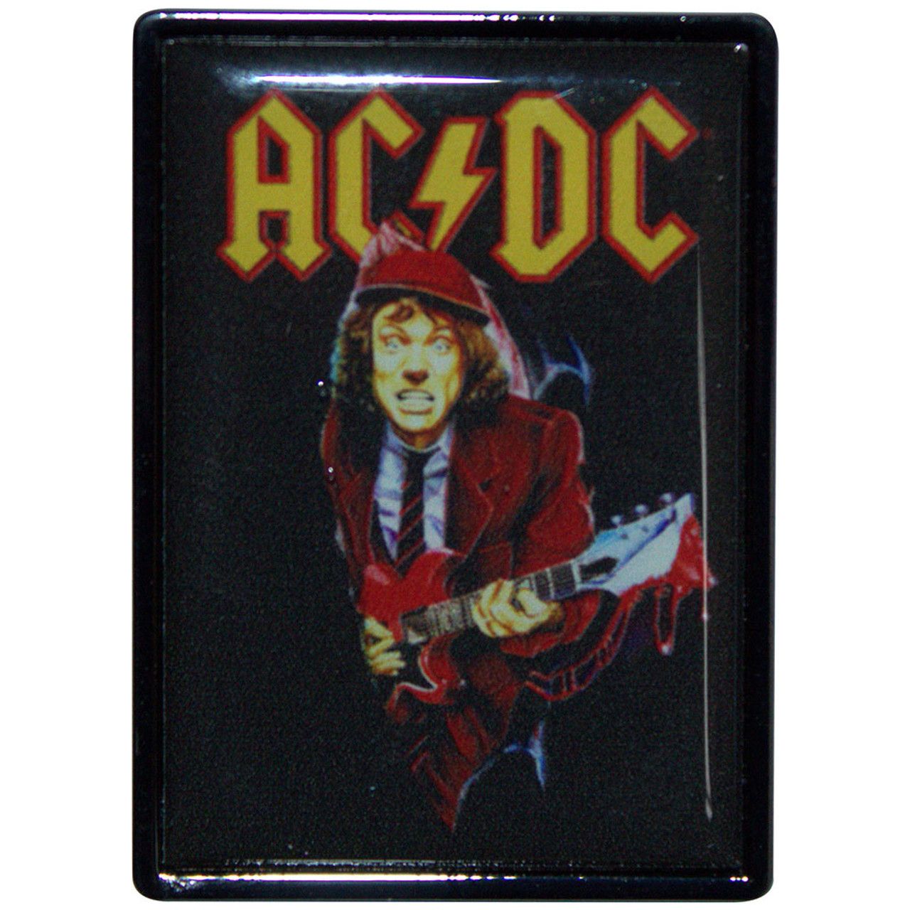 ACDC - Enamel Pin Badge (30mm x 45mm) - Angus Guitar