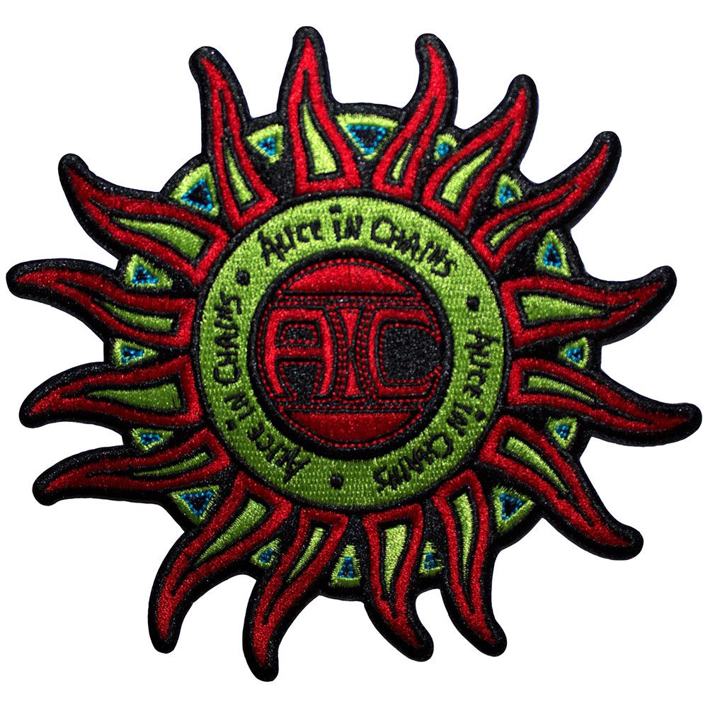 Alice In Chains - Sun Logo (140mm) Sew-On Patch