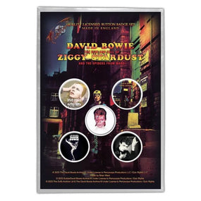 Bowie, David - 5 x 2.5cm Button Set - Early Albums