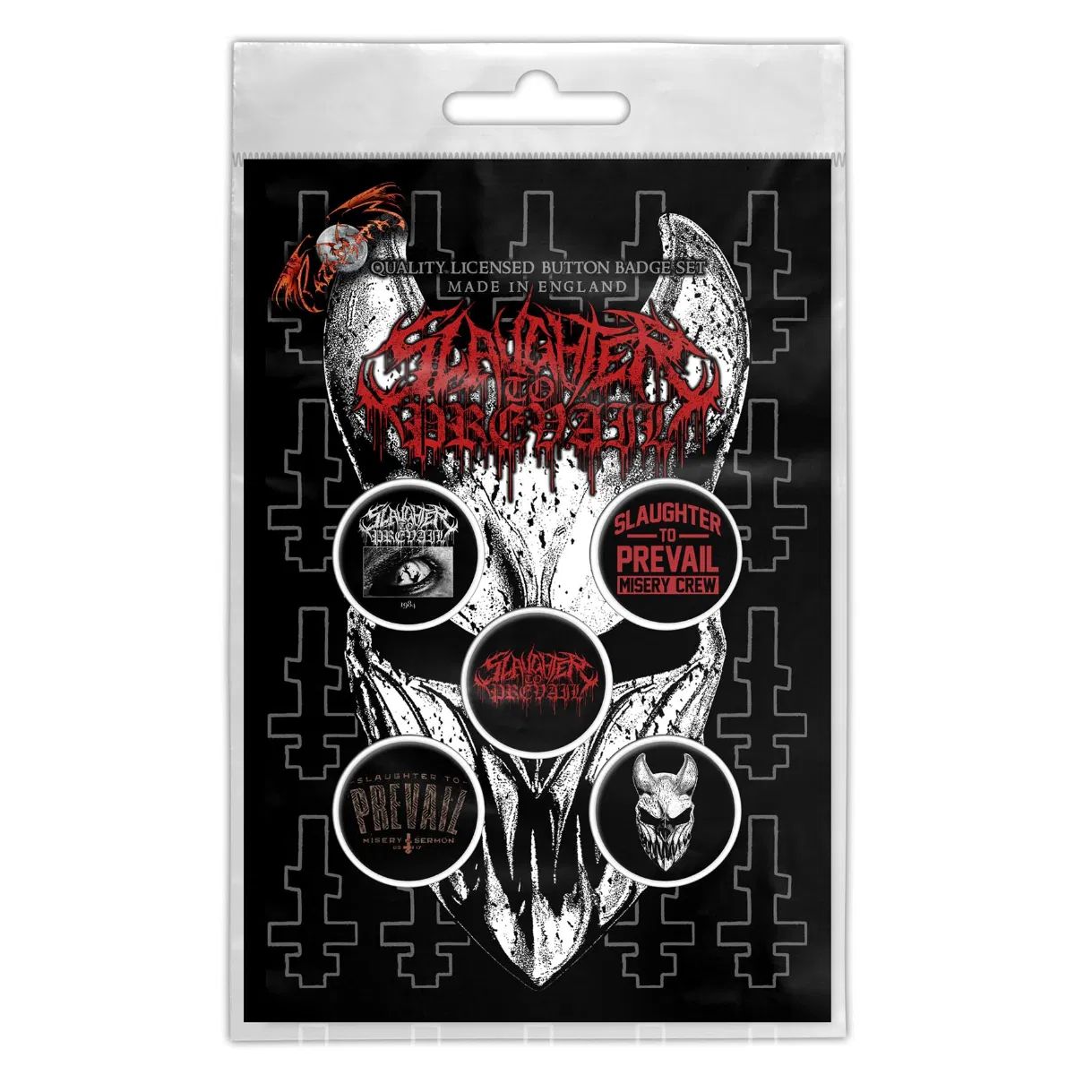 Slaughter To Prevail - 5 x 2.5cm Button Set - Logo
