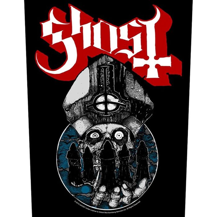 Ghost - Warriors - Sew-On Back Patch (295mm x 265mm x 355mm)