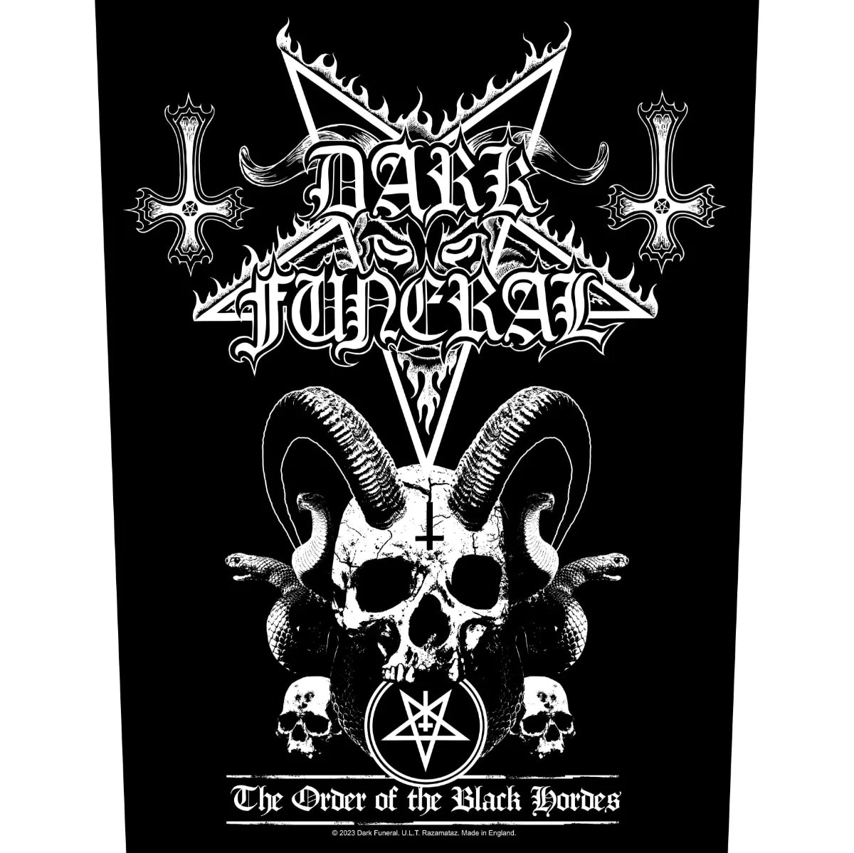 Dark Funeral - Order Of The Black Hordes - Sew-On Back Patch (295mm x 265mm x 355mm)