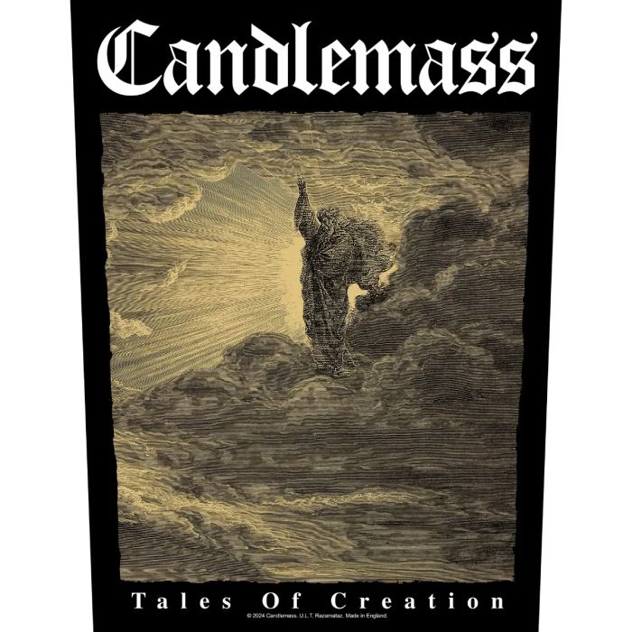 Candlemass - Tales Of Creation - Sew-On Back Patch (295mm x 265mm x 355mm)