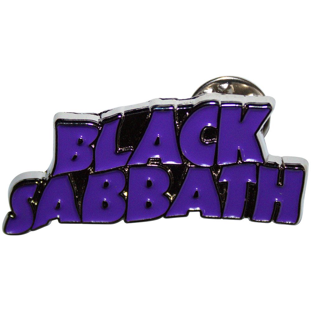 Black Sabbath - Pin Badge - Logo Purple