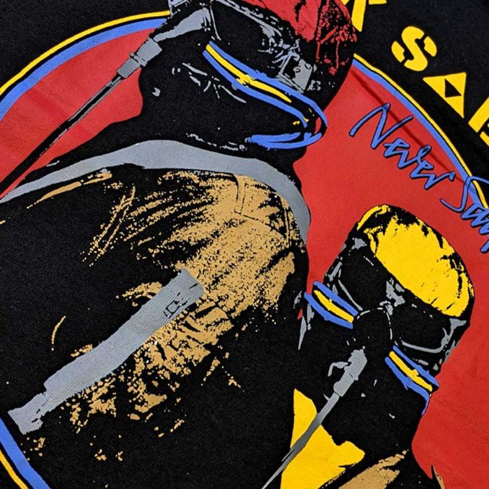 Black Sabbath - Never Say Die Black & Red Ringer Shirt - 100% Official Merchandise