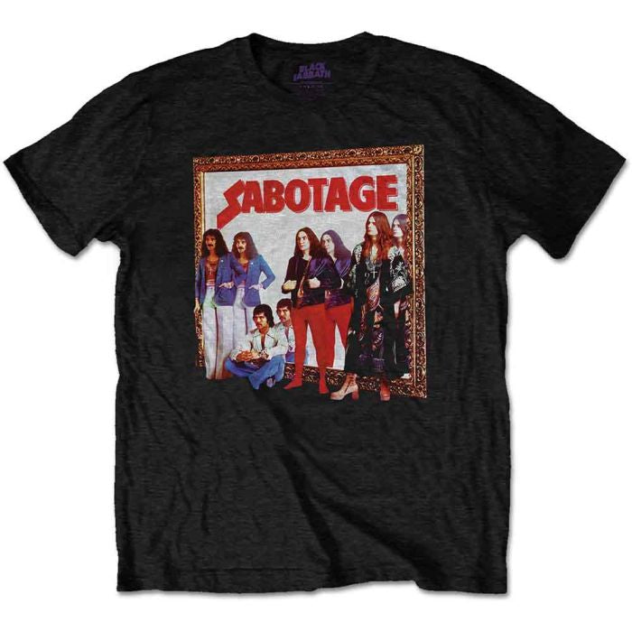 Black Sabbath - Sabotage (Back Print) Black Shirt - 100% Official Merchandise