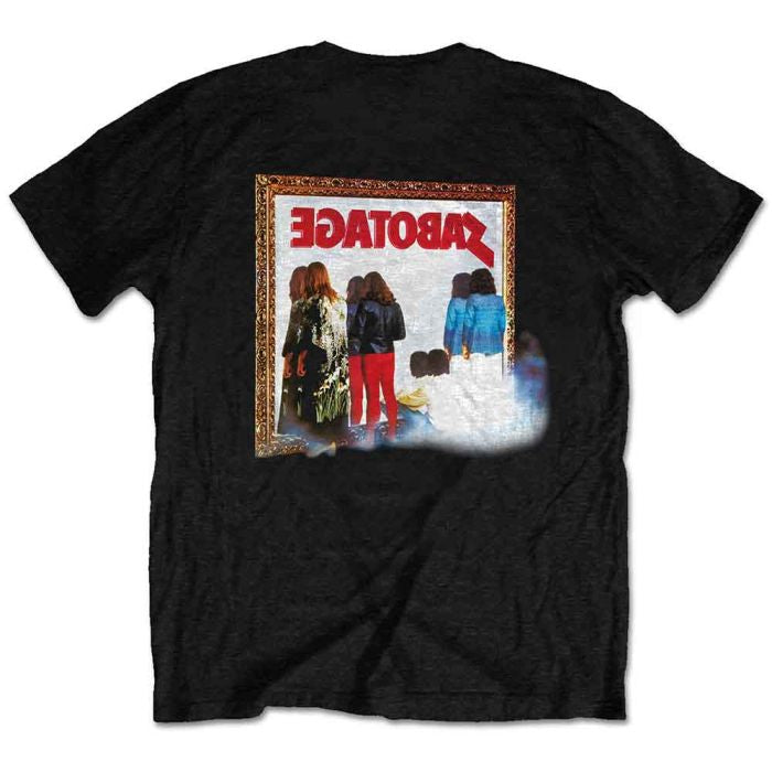 Black Sabbath - Sabotage (Back Print) Black Shirt - 100% Official Merchandise