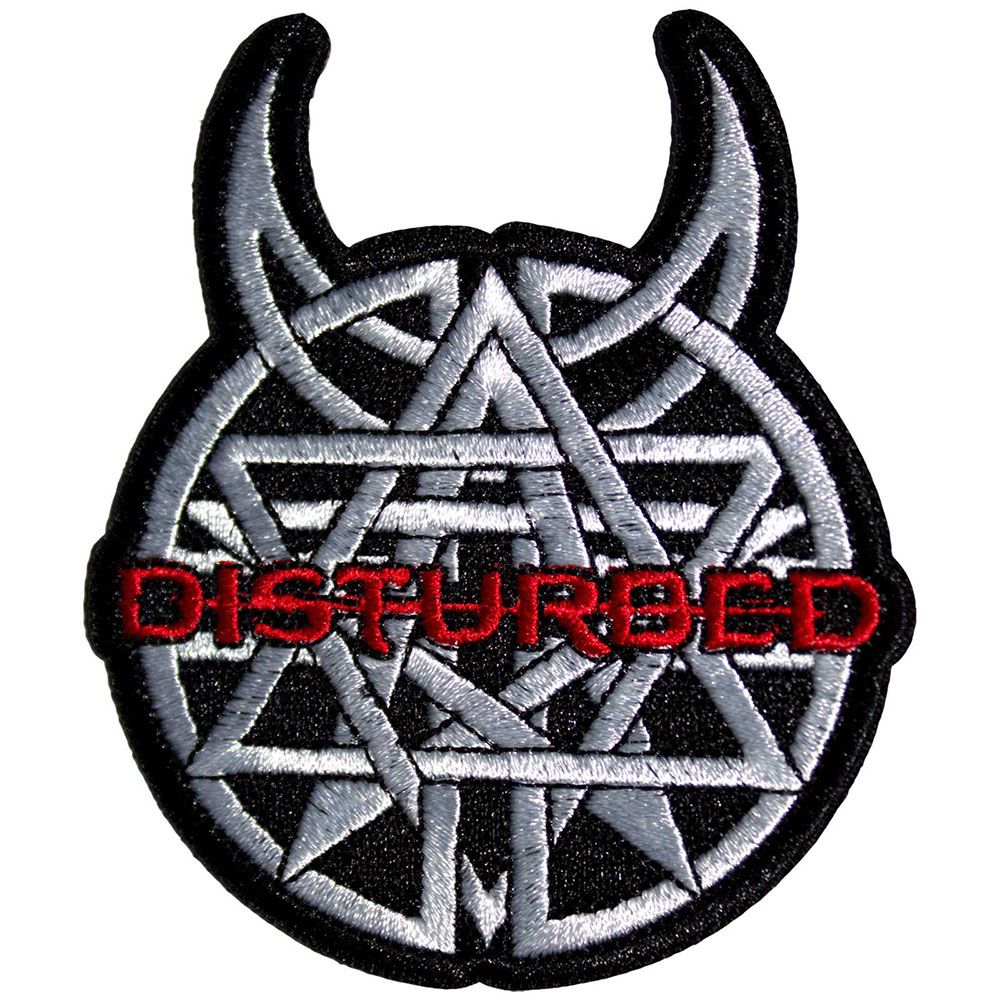 Disturbed - Logo (70mm x 90mm) Sew-On Patch