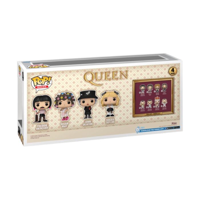 Queen - I Want To Break Free Music Video 4-Pack Pop! Vinyl