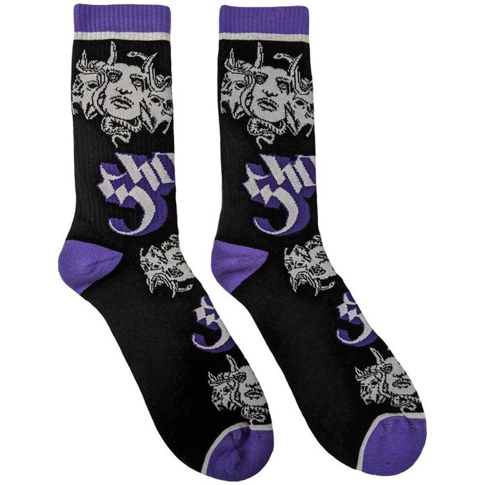 Ghost - Crew Socks (Fits Sizes 7 to 11) - Copia, Ghouls & Ghoulettes- COMING SOON