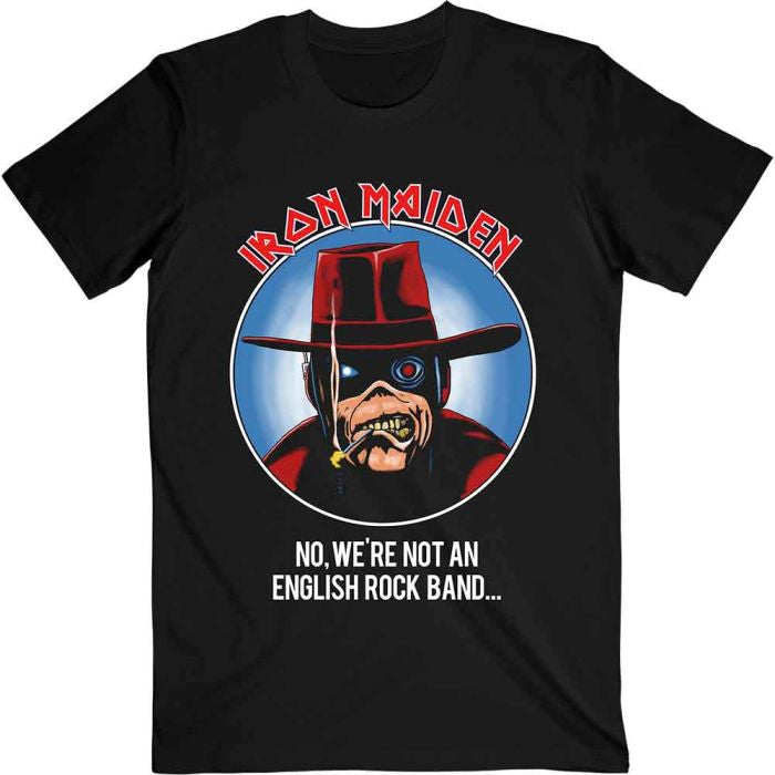 Iron Maiden - We're Not An English Rock Band Black Shirt - COMING SOON