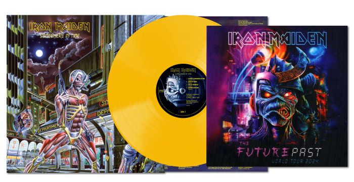 Iron Maiden - Somewhere In Time (Ltd. Ed. 2024 Yellow vinyl reissue with Exclusive 3D Future Past Tour Lenticular Print) - Vinyl - New
